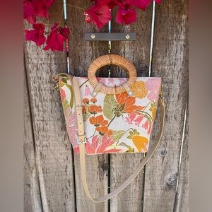 Spartina 449 Daufuskie Island Satchel w/Crossbody Strap